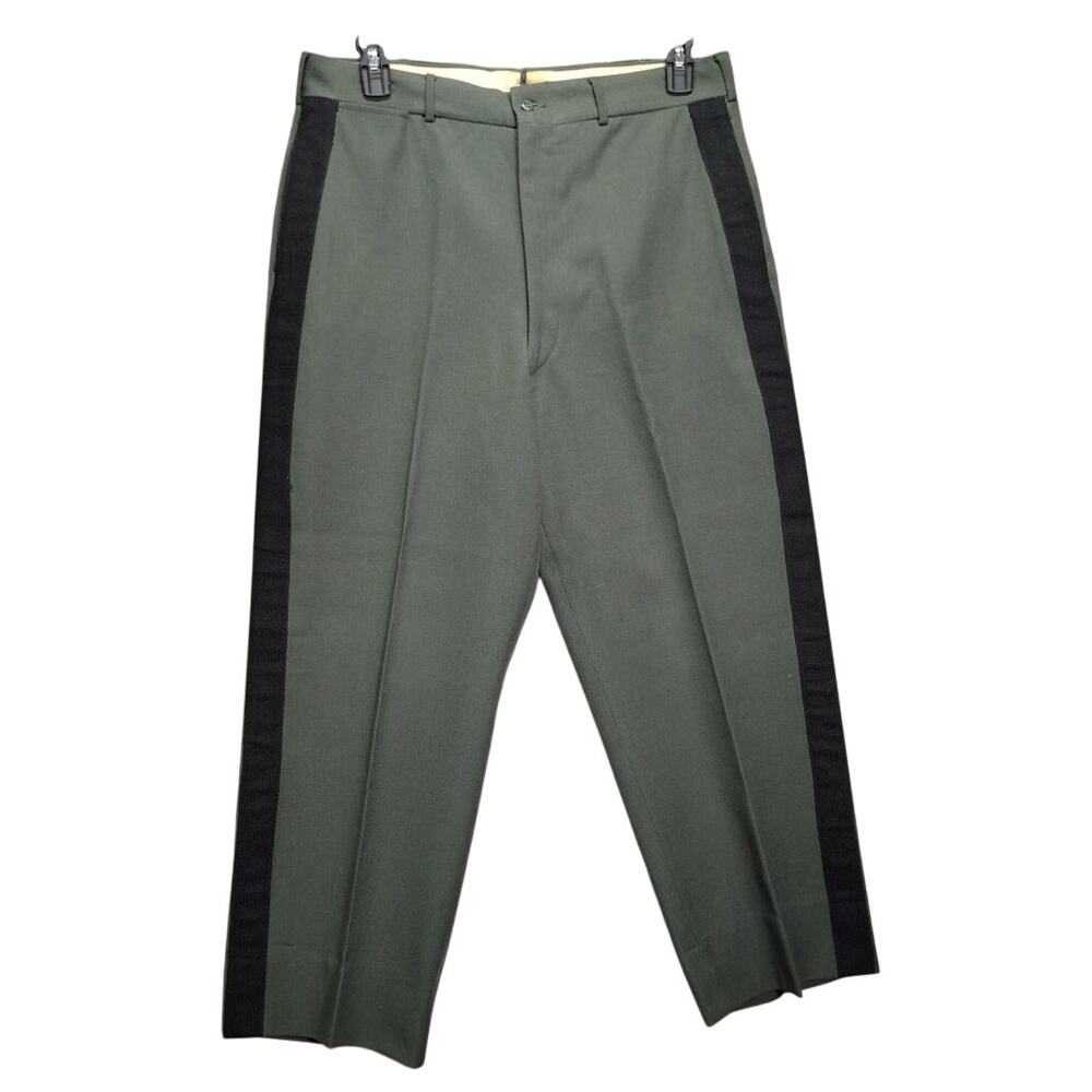 U.S. Army Trousers Pants Mens Size 36x32 Fatigues War Vietnam WW1 Green Military
